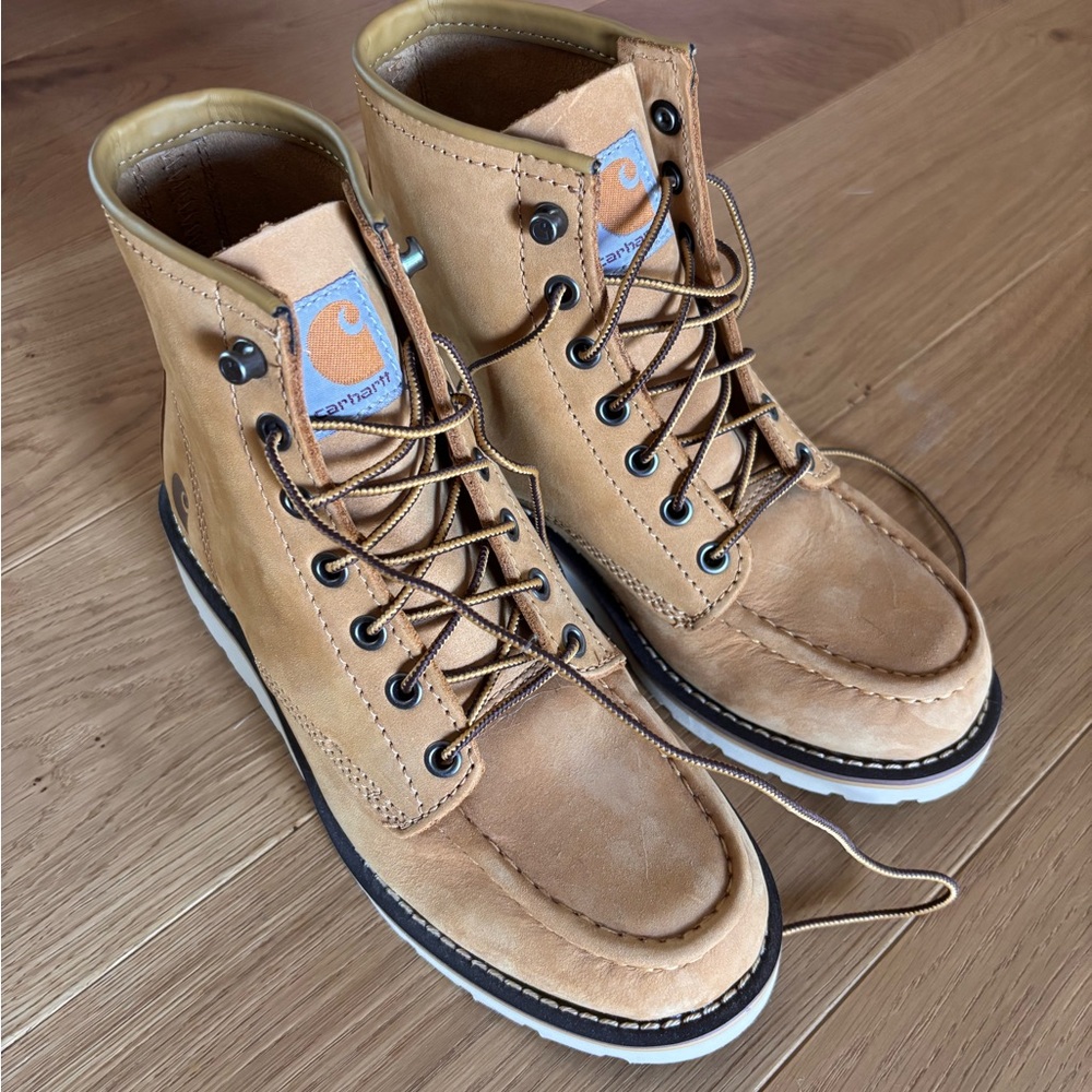 NWOT Carhartt Women's 6" Moc Toe Wedge Boot - Picture 2 of 4